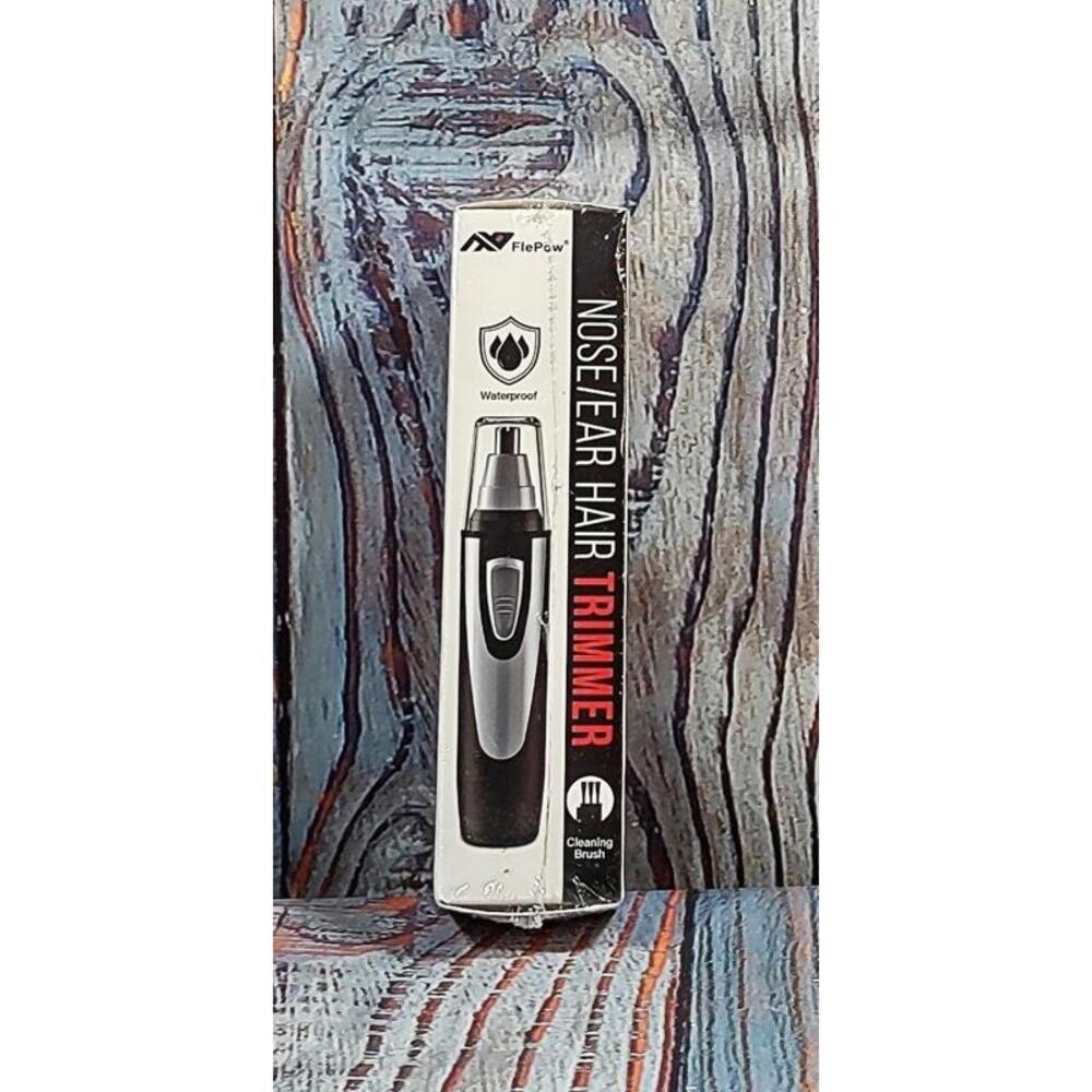 FlePow Waterproof Nose‎ and Ear Hair Trimmer with Cleaning Brush